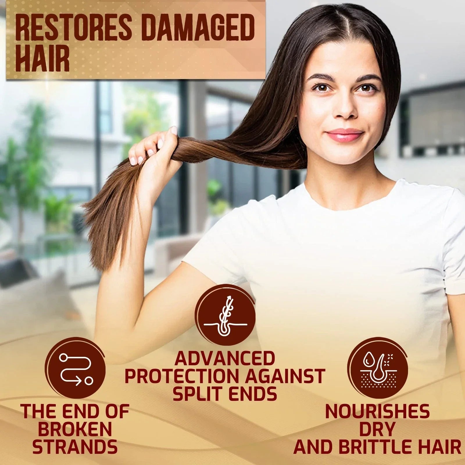 Oil Shampoo and Conditioner Set - For Curly,Straight,Dry and Damaged Hair